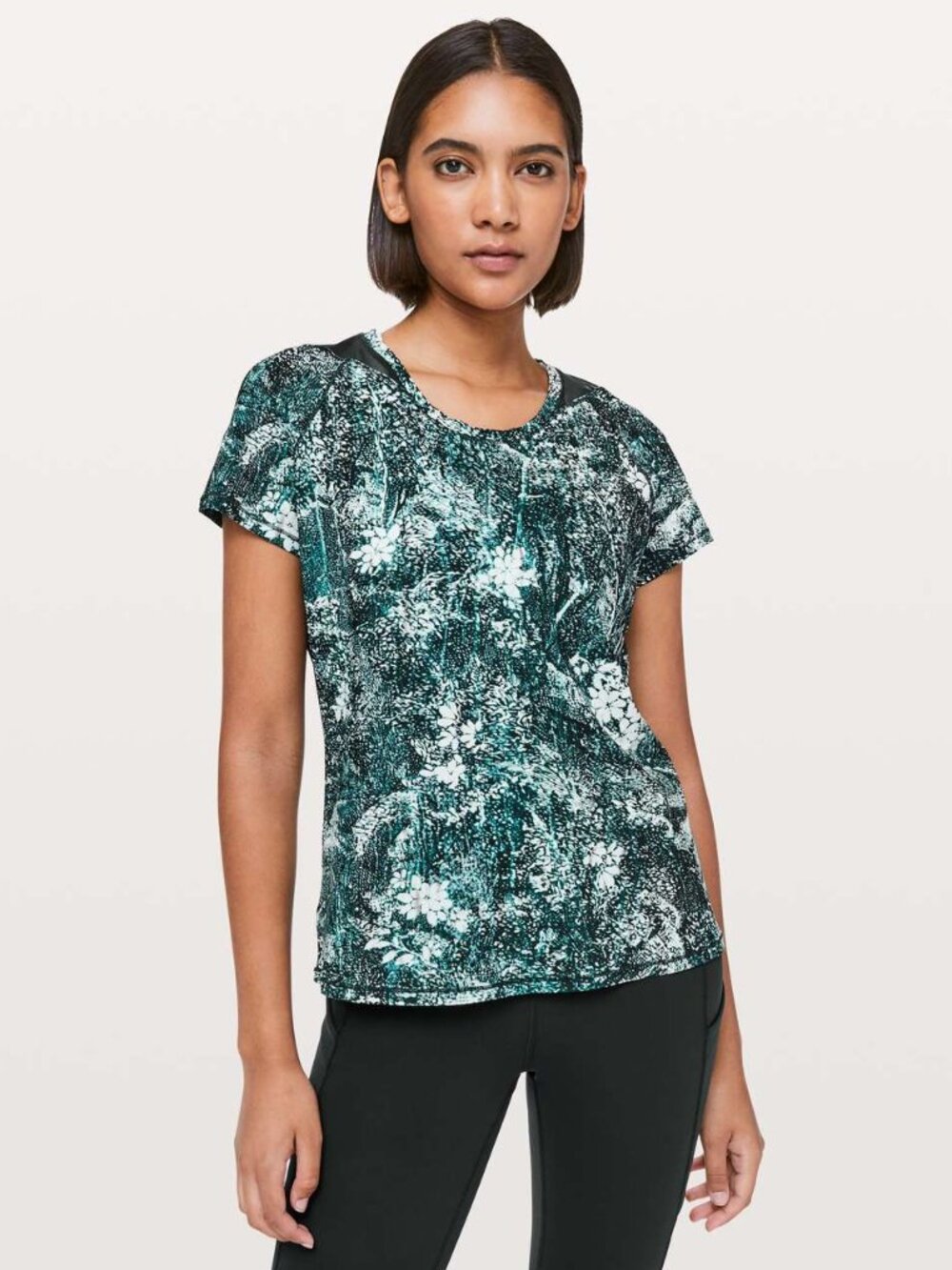 Lululemon Women's Seek The Heat Short Sleeve - White/Black